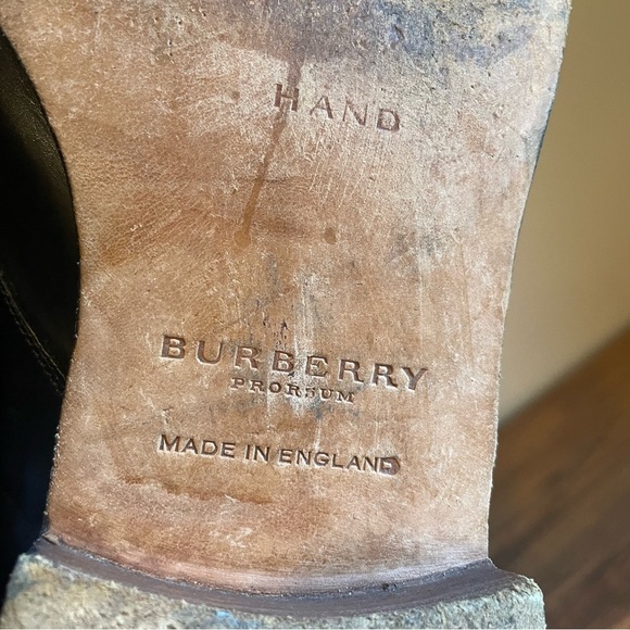 Burberry Prorsum men’s dress shoe Black Leather - Picture 8 of 8